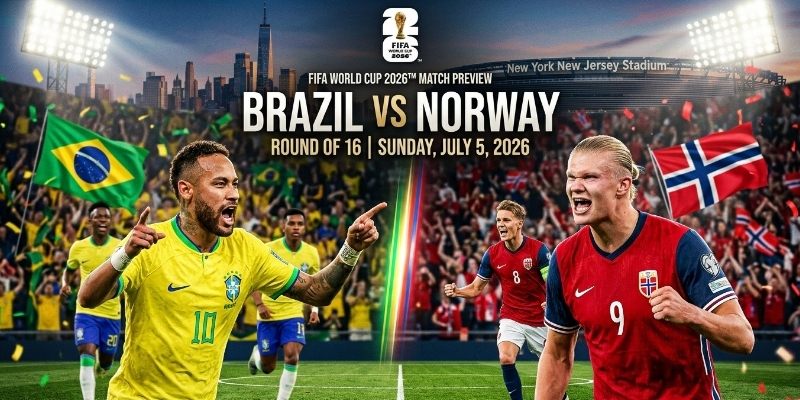 Lịch sử so tài Brazil vs Na Uy
